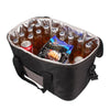 Bouteille dans glacière souple noire 34L