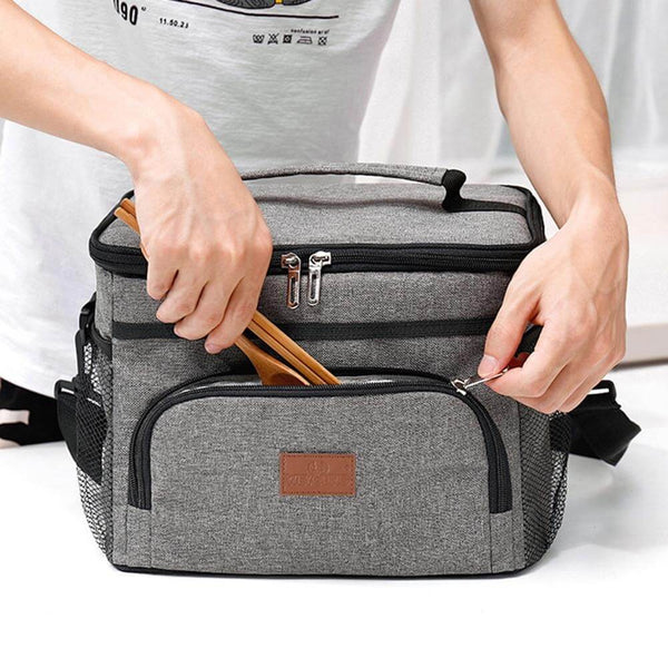 Glacière souple avec poche avant