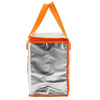 Glacière souple couleur argent et orange