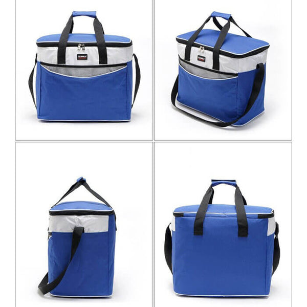 Glacière souple différentes positions