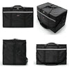 Glacière souple noire 22 et 45L sous plusieurs angles