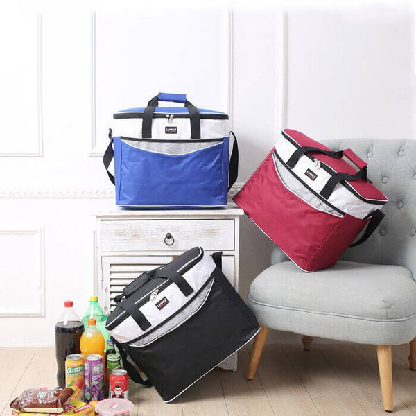 Grande glacière souple noire