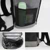 Sac à dos isotherme gris avec poche de rangement