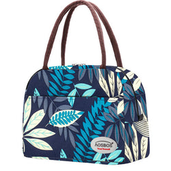Lunch bag femme exotique bleu