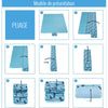 Pliage nappe pique nique