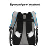 Sac à dos isotherme gris respirant