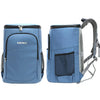Sac à dos glacière bleu 32L vue de côté