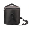Vue côté glacière souple noire 34L