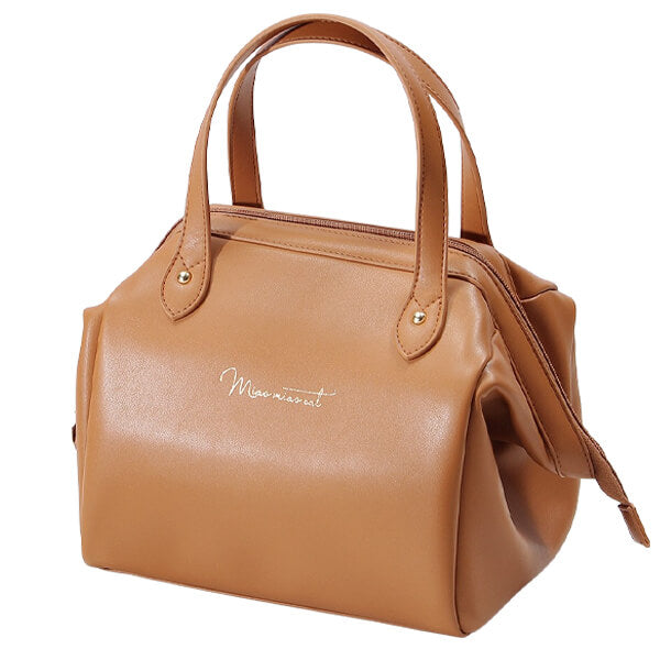 Lunch bag isotherme cuir marron