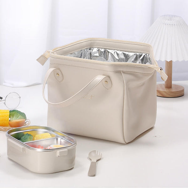 Sac lunch box isotherme cuir