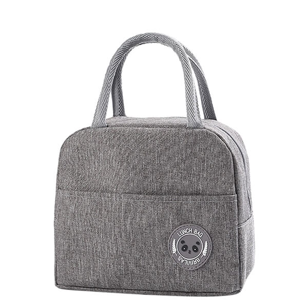 Sac lunch box isotherme gris
