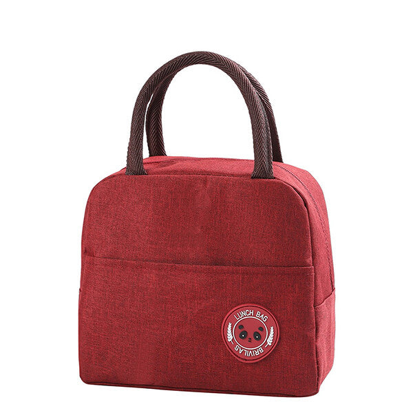 Sac lunch box isotherme rouge