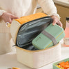 Lunch bag orange durable