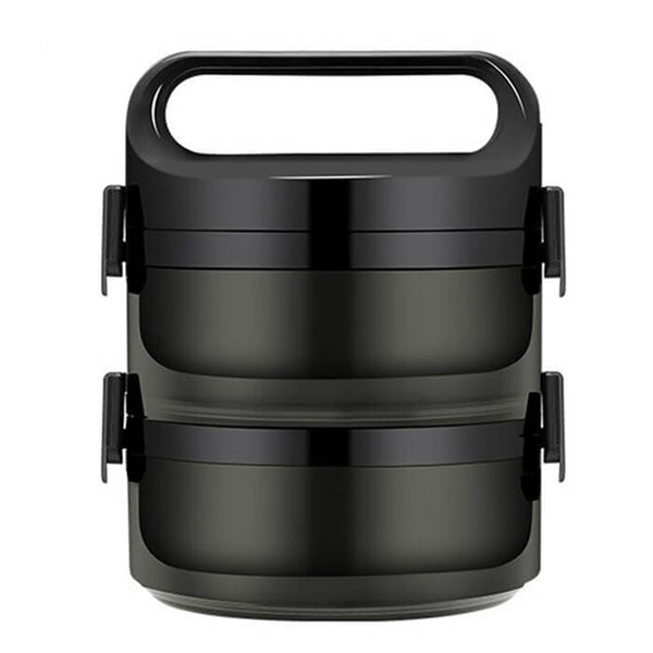 Bento isotherme noir 700 à 2100ml