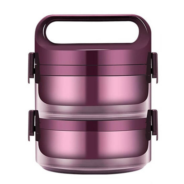 Bento isotherme violet 700 à 2100 ml