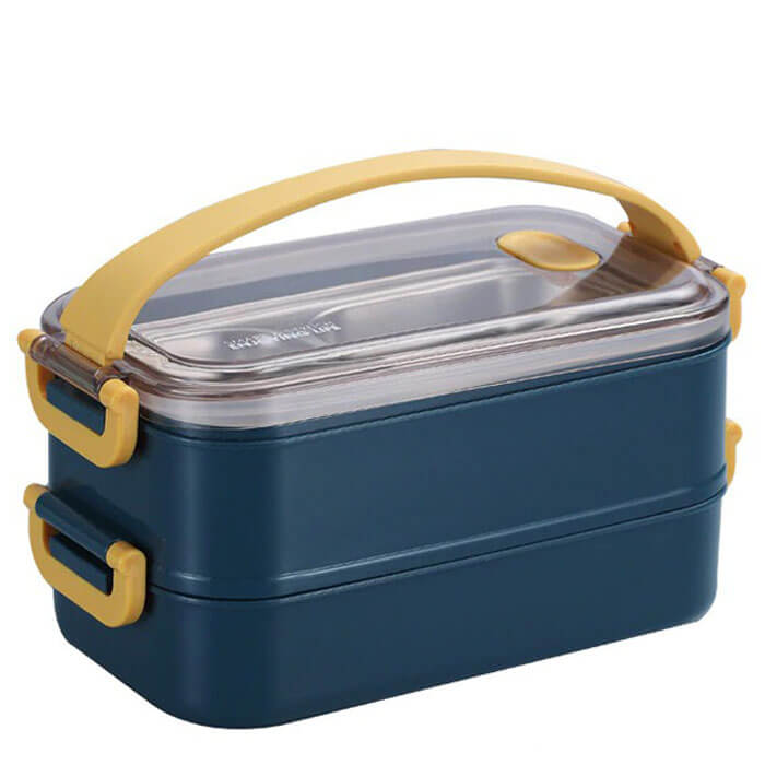 lunch Box - Inox Boite Repas Portable Résistante aux Fuites et Stable Boîte à Repas avec Compartiments Boite Isotherme Repas Chaud pour Aliments Chauds et froids, Ecole, Bureau lunch Box - Inox Boite Repas Portable Résistante aux Fuites et Stable Boîte à Repas avec Compartiments Boite Isotherme Repas Chaud pour Aliments Chauds et froids, Ecole, Bureau
