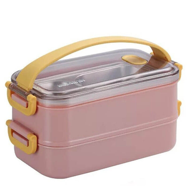Boite repas isotherme rose