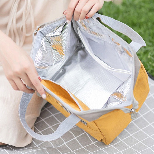 Intérieur aluminium sac repas design