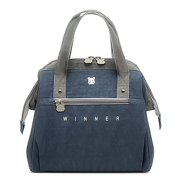 Lunch bag design bleu