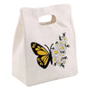 Lunch bag papillon fleuri