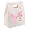 Lunch bag papillon rose