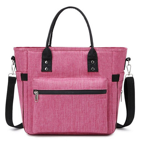 Lunch bag rose rouge