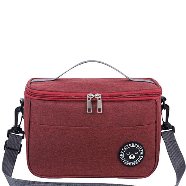 Lunch bag rouge