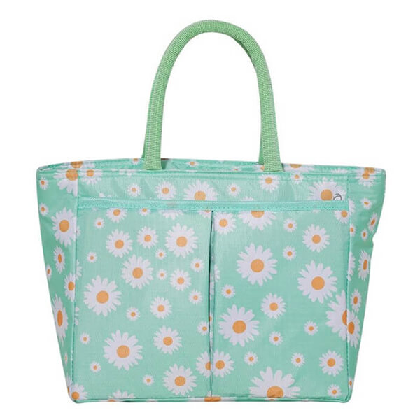 Lunch bag vert pâquerette