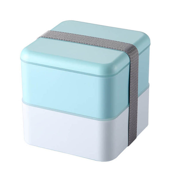 Lunch box compartimentée - 2 étages - Bleu 1200ml
