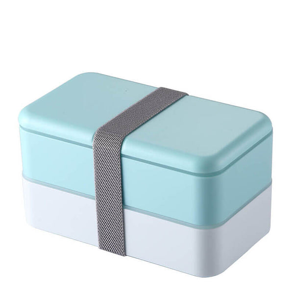 Lunch box ronde bleue