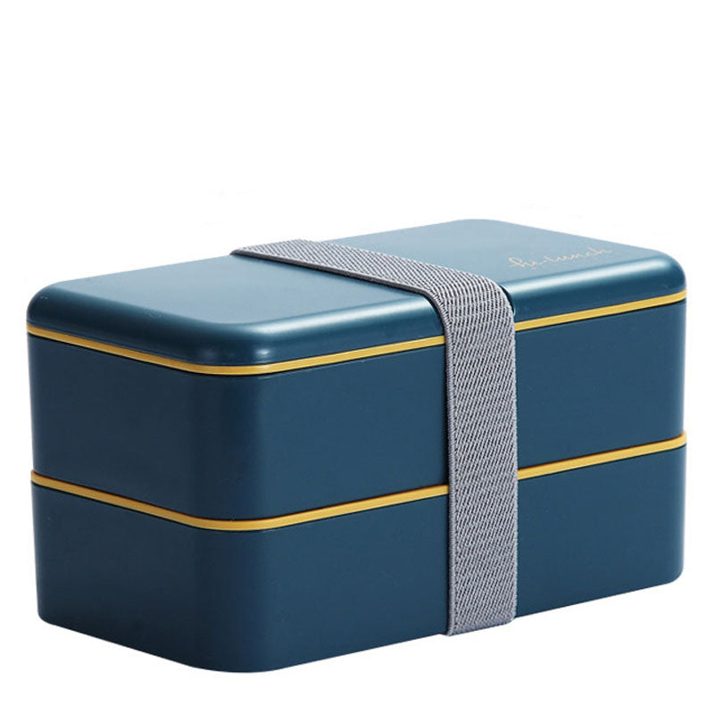 Lunch box compartimentée - Rectangle - Bleu foncé 1200ml