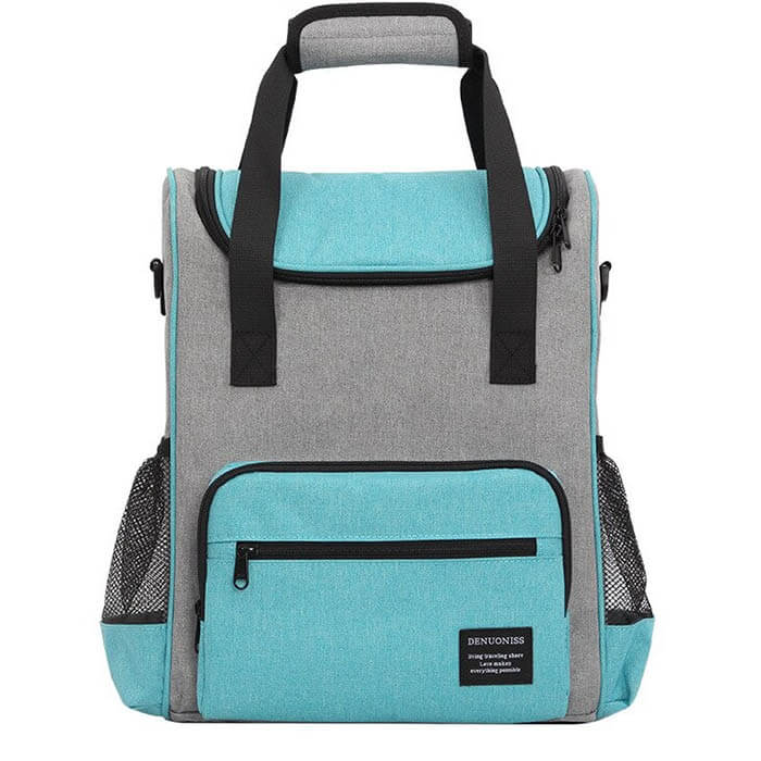Sac à dos isotherme turquoise 17L