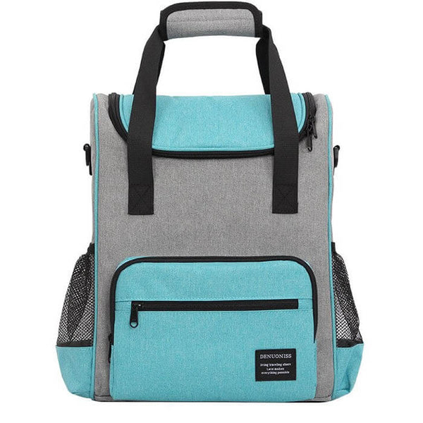 Sac à dos isotherme turquoise 17L