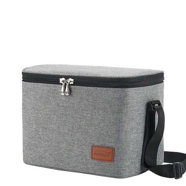 Sac lunch isotherme gris