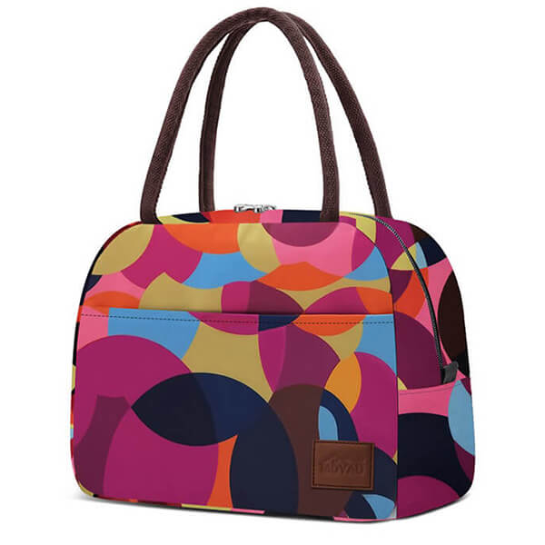 Sac repas isotherme coloré
