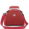 Sac repas isotherme demi-lune rouge