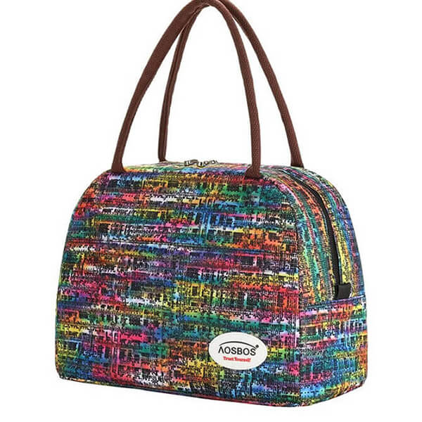 Sac repas isotherme multicolore