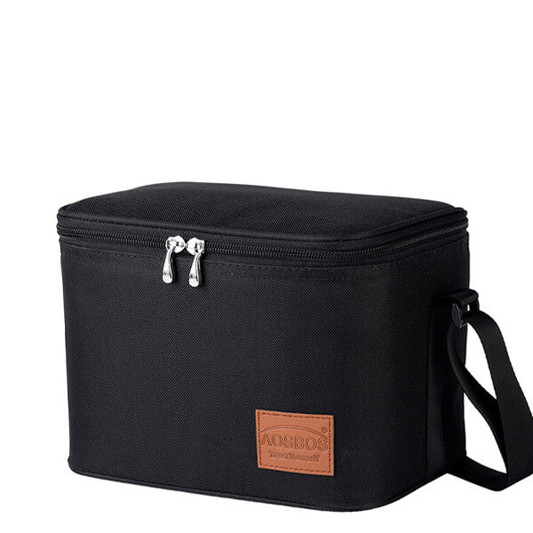 Sac repas isotherme noir